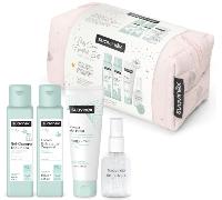Suavinex, Neceser para Bebés de Tela, Set Regalo Bebé Recién Nacido con Cosmética: Gel Champú 100 ml + Loción Hidratante 100 ml + Crema Pañal 75 ml + Baby Cologne 50 ml. Formato Viaje. Rosa Dreams