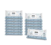 Suavinex, Pack 14 x 60 Toallitas Bebé Aqua Care (840 uds), Húmedas 99% Agua