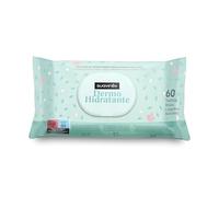 Suavinex, Pack 60 Toallitas Húmedas Dermohidratantes, Bebés +0 Meses | Aptas Pieles Sensibles, Atópicas y Recién Nacidos, con Aloe Vera y Extracto de Camomila, 97% Ingredientes Origen Natural