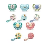Suavinex Pack Chupete Anatómico Silicona 6-18m 1 ud + Sujetachupetes 1ud