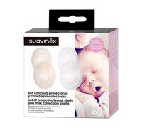 Suavinex Pack Conchas Protectoras + Conchas Recolectoras 1ud