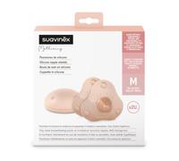 Suavinex - Set 2 Pezoneras de Silicona + Cajita Higiénica Para Transportarlas. Para Cualquier Tamaño de Pecho. 0% BPA