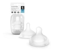 Suavinex Tetina Fisiológica SX Pro Silicona Flujo Medio +3m 2uds