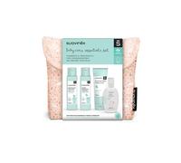 Suavinex Pack Neceser Tela Baby Care Essentials Rosa + 4 Productos
