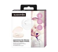 Suavinex Pezoneras de Silicona T-M 2uds + Caja Higiénica