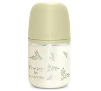 Suavinex Poetry Biberón de Vidrio Flujo Lento Verde +0m 120 ml