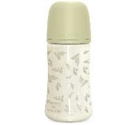 Suavinex Poetry Biberón Flujo Medio Verde +3m 270 ml