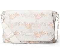 Suavinex Poetry Bolso Maternidad Bandolera Flores Beige
