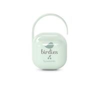 SUAVINEX, Portachupete Bebé, para Llevar 2 Chupetes, Birdies Verde