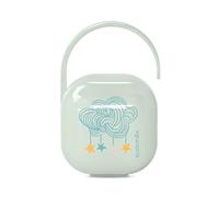 Suavinex, Portachupete Bebé, para Llevar 2 Chupetes, Caja Portachupetes, Funda para Chupetes, con Asita Flexible para Colgar del Bolso, Carro o Cuna, +0 Meses, Dreams Azul