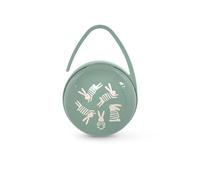 Suavinex, Portachupete para Bebé, Para Llevar 2 Chupetes de Forma Independiente, con Asita para Colgar del Bolso, Carro o Cuna, Caja Portachupetes, Funda Para Chupetes, Estuche, Wonder Verde Conejitos