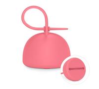 Suavinex, Portachupetes para Bebés. Funda para Chupetes de Silicona Flexible. Para llevar 2 Chupetes. Con Asa para Colgar. +0 Meses. Colour Essence, Fuchsia