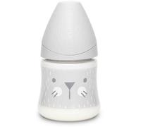 Suavinex Premium Biberón Tetina Silicona Redonda +0m Gris 150 ml
