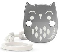 Suavinex, Broche Pinza Para Chupetes, Chupetero, Cadena Para Chupete Con Broche Joya, Efecto Metalizado. +0 Meses, Bonhomia Beige