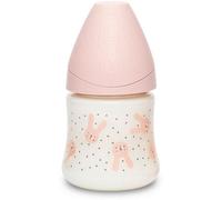 Suavinex Premium Tetina Redonda Silicona Rosa +0m 150 ml