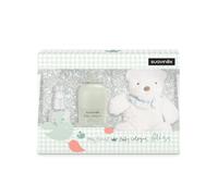 Suavinex, Regalo Bebé Baby Cologne Bliss 100 ml + Formato 50 ml + Peluche | Colonia Bebés y Niños, Baja en Alcohol, No Mancha la Ropa, Dermatológicamente Testada, para Regalar, Olor Bebé, Aroma Suave