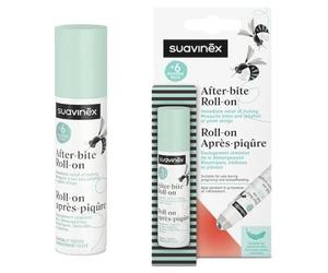 Suavinex, Roll On After Picaduras Mosquitos, Plantas y Medusas, Sin Alcohol ni Amoniaco, Apto para Pieles Sensibles, Embarazo y Lactancia, Bebés de +6 Meses, Alivia el Dolor, Calma la Piel, 15 ml