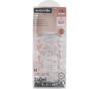 Suavinex Selection Biberon Vidrio Poetry SX Pro Flujo M 240 ml