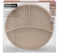 Suavinex Selection Plato con Divisiones Silicona Beige 1 ud