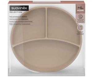 Suavinex Selection Plato con Divisiones Silicona Beige 1 ud