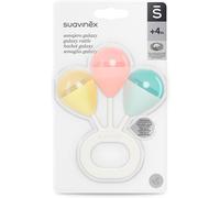 SUAVINEX Sonajero para Bebés, a partir de 4 Meses. Fácil de Agarrar, con Sonidos Estimulantes, Azul