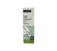 Suavinex, Spray Nasal con Agua de Mar, Apto Embarazadas, Lactancia y Bebés +3 Meses, Hipertónico, Descongestionante, Rinitis y Sinusitis, para Lavados Nasales, 100% Natural, Fuerza Suave, 30 ml