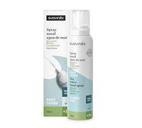 Suavinex Spray nasal Agua de mar hipertónico, fuerza suave, Bebés +3m, 120 ml