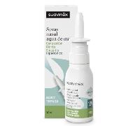 Suavinex, Spray Nasal con Agua de Mar, Apto Embarazadas, Lactancia y Bebés +3 Meses, Hipertónico, Descongestionante, Rinitis y Sinusitis, para Lavados Nasales, 100% Natural, Fuerza Suave, 30 ml