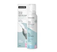 Suavinex, Spray Nasal para Bebés con Agua de Mar, Spray Pediátrico, Apto Recién Nacidos, Isotónico, para la Higiene Diaria, para Lavados Nasales, Limpia e Hidrata, con Aloe Vera, Fuerza Suave, 120 ml