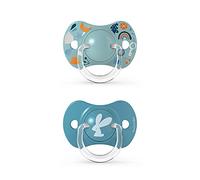 SUAVINEX Sx Pro Forest - Chupetes (0/6 meses, 2 unidades, 307353), Forest Azul
