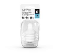 SUAVINEX Sx Pro Silicona Caudal M Medio + 3 meses 2 Unidades 307387, Transparente
