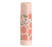 Suavinex, Termo Líquidos para Bebé. Termo de Acero Inoxidable con Cierre Hermético. Para Bebidas Calientes y Frías. 500 ml. Diseño Granada, Color Coral