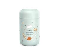 Suavinex - Termo Papillero Para Bebé Acero Inoxidable. Cierre Hermético, 400 ml Color Verde