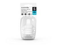 Suavinex Tetina Fisiológica SX Pro Silicona Flujo Medio +3m 2uds