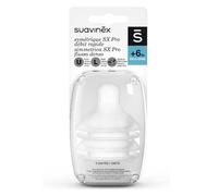 Suavinex Tetina Simétrica Silicona SX Pro Flow L +6m Pack de 2