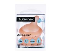 Suavinex Tetina Zero Zero Silicona Anticólicos Flujo Denso +6M 2uds