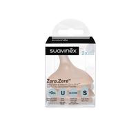 Suavinex Tetina Zero Zero Silicona Anticólicos Flujo Lento +0m 2uds