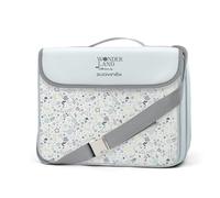 Suavinex, Trona Portátil para Bebés +6 Meses, Alzador de Silla para Comer, Asiento Elevador Universal Convertible en Bolso, Fácil de Limpiar, Ligero, con Arnés, Cómodo, Blandito y con Respaldo, Azul