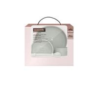 Suavinex Vajilla Silicona Soft & Flexible Mint 4uds