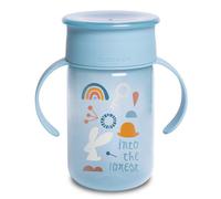 Suavinex Vaso 360º Entrenamiento Azul +12m 340 ml