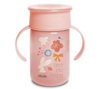 Suavinex Vaso 360º Entrenamiento Rosa +12m 340 ml