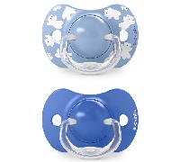 Suavinex Wild&Free Chupete Tetina Fisiológica Silicona SX Pro Azul 6-18m 2 uds