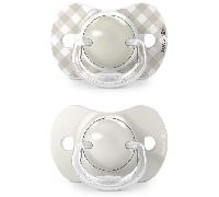 Suavinex Wild&Free Chupete Tetina Fisiológica Silicona SX Pro Beige 0-6m 2 uds