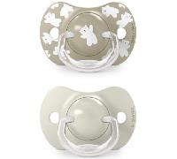 Suavinex Wild&Free Chupete Tetina Fisiológica Silicona SX Pro Beige +18m 2 uds