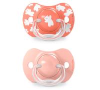 Suavinex Wild&Free Chupete Tetina Fisiológica Silicona SX Pro Rosa +18m 2 uds