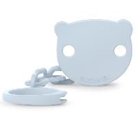 Suavinex Wild&Free Chupetero con Pinza de Osito Azul +0m