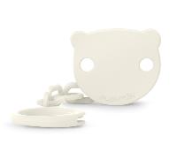 Suavinex Wild&Free Chupetero con Pinza de Osito Beige +0m