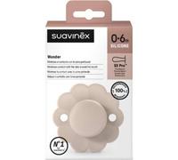 Suavinex Wonder SX Pro Silicon Pacifier 0-6M Mauve Chalk 1 ud