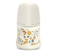 Suavinex, Wonderland, Biberón con tetina SXPro S - Wonderland Beige - 150 ml