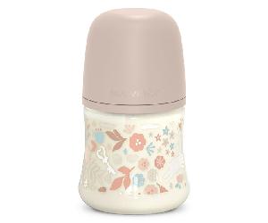 Suavinex, Wonderland, Biberón con tetina SXPro S - Wonderland Rose - 150 ml